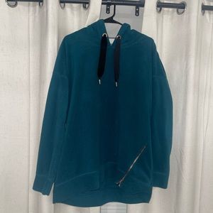 Very soft teal hoodie, barely worn
